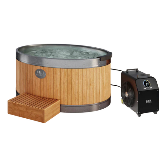 Kiva Energise Real Cedar Barrel Ice Bath